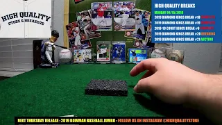 Break #20 2019 DIAMOND KINGS 6 BOX 1/2 CASE MONDAY 04/15/2019