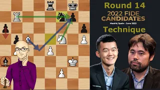 Technique | Ding Liren vs. Hikaru Nakamura | FIDE Candidates 2022 ROUND 14