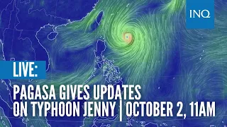 LIVE: Pagasa gives updates on Typhoon #JennyPH | October 2, 11AM