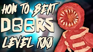 How To Beat Level 100/Boss Fight | Roblox Doors Hotel +