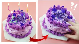 쌩유베리감솨:D 보라보라 슬라임케이크를 만들어 보자🎂💜