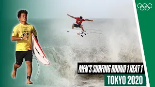 Men's Surfing Round 1 Heat 1 Tokyo 2020