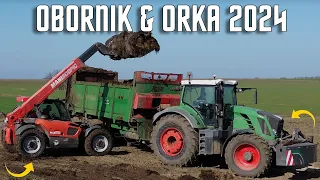 ✔OBORNIK & ORKA 2024✔☆FENDT 826 VARIO & JOHN DEERE 6620 & MANITOU☆