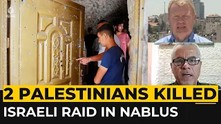 At least two Palestinians killed in Nablus in latest Israeli raid