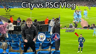 MESSI GOES MAD! AS CITY BEAT PSG TO WIN THE GROUP!! | Man City vs PSG Vlog