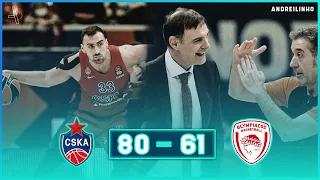 CSKA Moscow - Olympiacos Piraeus |80-61| ● Full Highlights ● Round 12