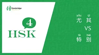 HSK 4 learning：  尤其 and 特别