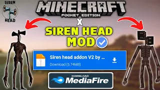 siren head mod for minecraft pocket edition 🔥|siren head mod minecraft download #keshavpandeysupport