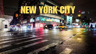 Exploring NYC at Night | Soho - Union Square | 4k Walking Tour
