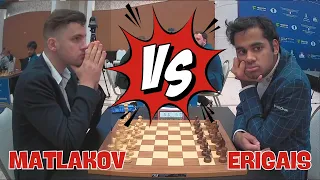 Matlakov Maxim VS Erigaisi Arjun II 2023 FIDE World Rapid Championship R7