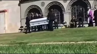 Dead body drops out of casket during transport after the funeral😮😮😮🤦🏿‍♂️ #funeral #deceased