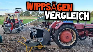 Wieviel DIESEL brauchen die TRECKER beim SÄGEN? | Wippsägenvergleich | Jansen vs. Collino