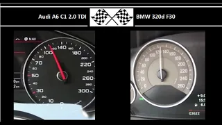 Audi A6 C7 2.0 TDI VS. BMW 320d F30 - Acceleration 0-100km/h