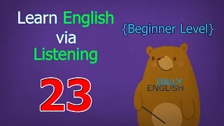 Learn English via Listening Beginner Level | Lesson 23 | Seasons