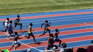 Yohan Blake and Ackeem Blake 100m heats Miramar invitational 2024