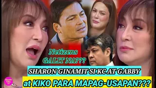 SHARON MANGGAGAMIT??? KC,GABBY AT KIKO DINAMAY NETIZENS GALIT NA???