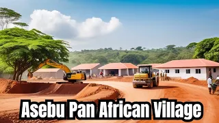 Asebu Pan African Village Constructing New Roads | Moving To Asebu 2024