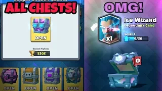 Luckiest All Chest Opening In Clash Royale (ALL CHEST)
