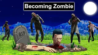 I Died And Became A ZOMBIE in GTA 5!