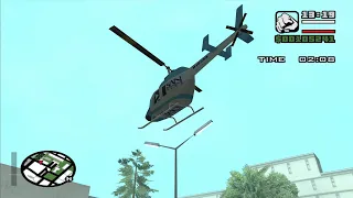 Whirly Bird Waypoint in Cinematic view - GTA San Andreas