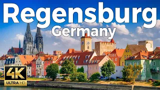 Regensburg, Germany Walking Tour (4k Ultra HD/60fps) – With Captions