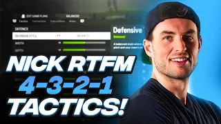 NICK RTFM 1000 SR RANK 1 META 4321 FORMATION & CUSTOM TACTICS! - EAFC 24 ULTIMATE TEAM