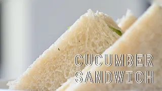Cucumber sandwiches, cool sandwiches for the warmer days