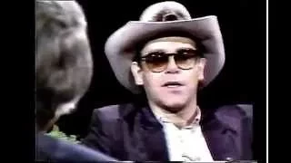 Elton John - Interview on the Tomorrow Show with Tom Snyder 1981 - HD