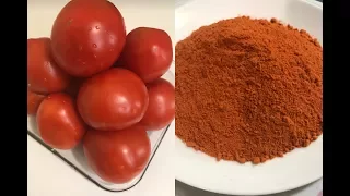 HOW TO MAKE TOMATO POWDER