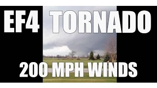 Kirkland Illinois Tornado Home Footage April 2015