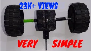 how to make rear axle for rc truck|  homemade superfast axel made by bottle caps||MR.GENIUS CREATOR