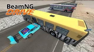 Авария на скорости 900 км/ч - BeamNG drive