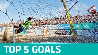 TOP 5 GOALS - FIFA Beach Soccer World Cup Qualifier Europe Jesolo 2016