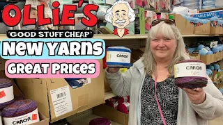 Ollie's Outlet  Yarn at affordable prices.  Let's see what they have!!