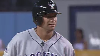 Todd Helton doubles to bring home Vinny Castilla