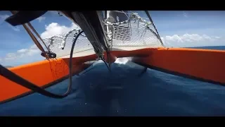 Gunboat G4 capsizing