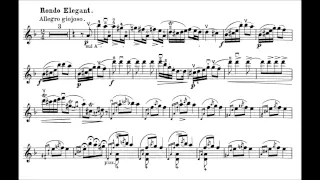 Wieniawski, Henryk  Romance sans Paroles et Rondo elegant op. 9 for violin + piano