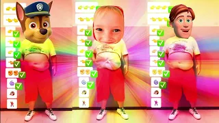 Funniest TALKING TOM and PAW PATROL, DADDY Fat Tummy Dance Effects Most Viewed On Youtube