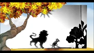 English Fairy tale "Lion and Mouse" Сказка "Лев и Мышь"Обучающая сказка