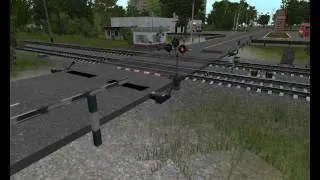 переезд trainz