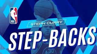 Every Steph Curry Step-Back 3 🏀 Pre All Star 2024 🔥 #nba