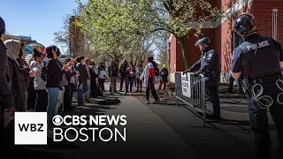 More than 100 students detained at Northeastern pro-Palestinian protest