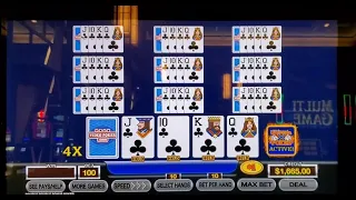 🔥SUPER High Limit $100 a pull Ultimate X video poker Multiple Jackpots with multipliers Dont Miss it