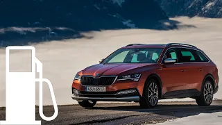 Skoda Superb Scout 2.0 TSI 280 HP 4x4 fuel consumption economy city highway motorway HEV :: 1001cars