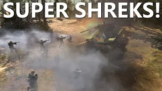 Super Panzerschrecks! CoH2 4v4 Epic Game! (Company of Heroes 2)