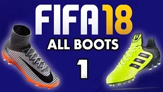 FIFA 18 - ALL BOOTS (October 2017) NIKE & ADIDAS (PS4/XB1) | Patch 1.03