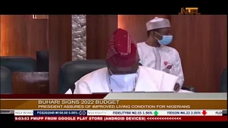 Buhari signs  2022 budget into law