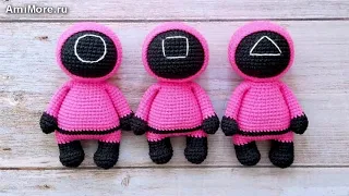 Амигуруми: схема Розовые солдаты. Игрушки вязаные крючком - Free crochet patterns.