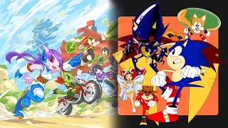 Sonic OVA & Freedom Planet 2 - Dragon Island (Mashup)