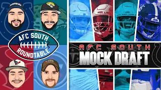 AFC SOUTH ROUNDTABLE | Full 7 Round NFL Mock Draft 2024